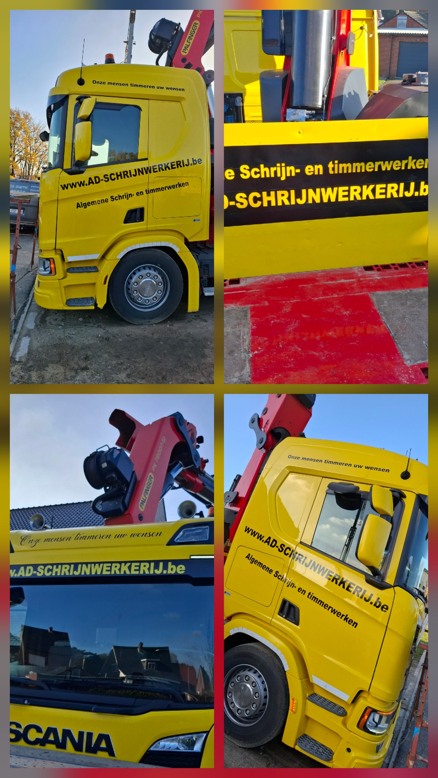 Belettering camion -Prijs op aanvraag-